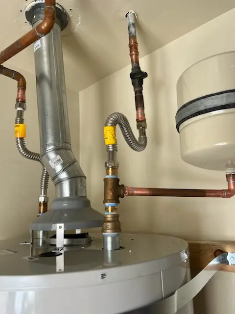 Water heater installation and plumbing repair in Griswold